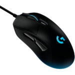 LOGITECH G403 HERO LIGHTSYNC Corded Gaming Mouse - BLACK - USB - EER2