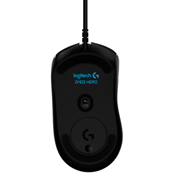 LOGITECH G403 HERO LIGHTSYNC Corded Gaming Mouse - BLACK - USB - EER2