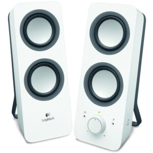 LOGITECH Z200 Stereo Speakers - SNOW WHITE - 3.5 MM
