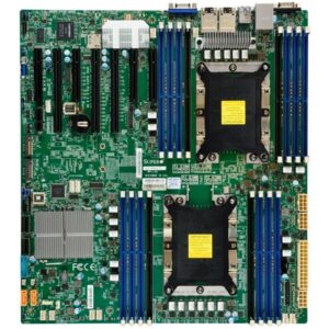 Серверная материнская плата SuperMicro MBD X11DPH T O ATX Intel C624 Chipset Dual Socket P (LGA 3647