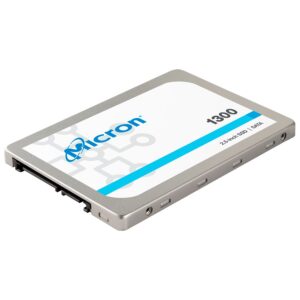 MICRON 1300 2TB SSD, 2.5” 7mm, SATA 6 Gb/s, Read/Write: 530 / 520 MB/s, Random Read/Write IOPS 90K/8