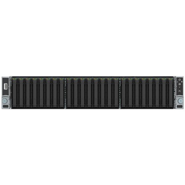 Intel Server System R2224WFTZSR, Single (2U, 2xXeon-SC LGA3647-0, 24xDDR4 LR/RDIMM, 24x2.5HP, 2x2.5F