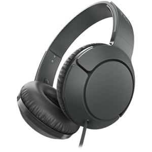 TCL On-Ear Wired Headset, Strong BASS, flat fold, Frequency of response: 10-22K, Sensitivity: 102 dB