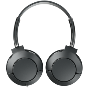 TCL On-Ear Wired Headset, Strong BASS, flat fold, Frequency of response: 10-22K, Sensitivity: 102 dB