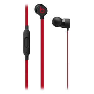 urBeats3 Earphones with 3.5mm Plug - The Beats Decade Collection - Defiant Black-Red, Model A1750