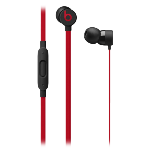 urBeats3 Earphones with 3.5mm Plug - The Beats Decade Collection - Defiant Black-Red, Model A1750