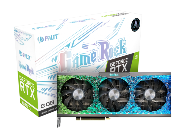 PALIT RTX3070Ti GameRock 8GB GDDR6X 256bit 3*DP HDMI