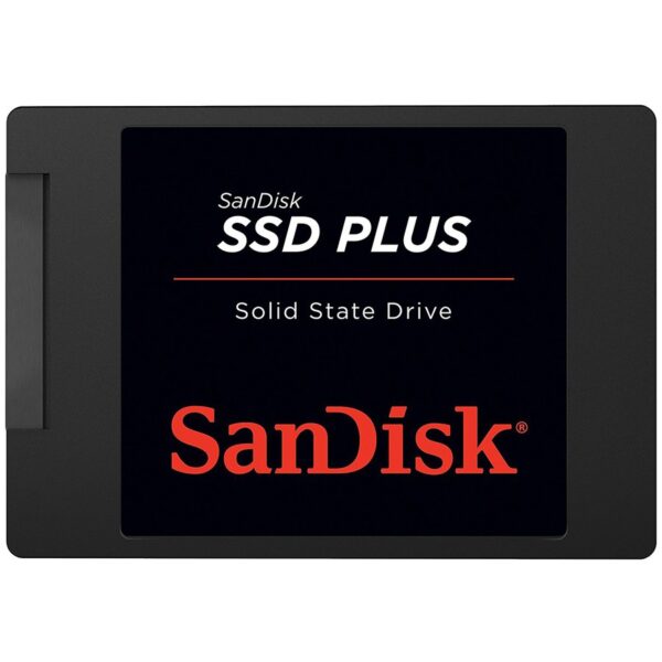 SANDISK SSD PLUS 480GB SSD, 2.5” 7mm, SATA 6Gb/s, Read/Write: 535 / 445 MB/s