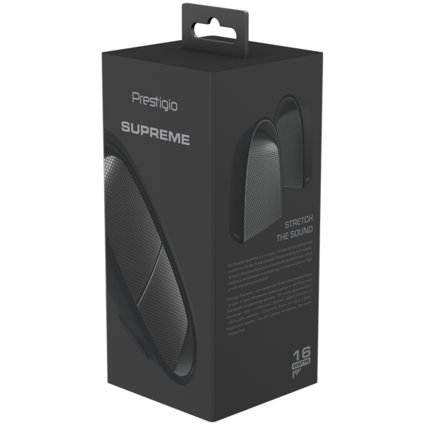 Prestigio Supreme, 2-in-1 bluetooth speakers with magnets, TWS, 1000mAH battery, with Type-C port,