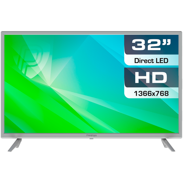 Prestigio LED LCD TV MUZE 32"(1366x768) TFT LED, 220cd/m2, USB, HDMI, VGA, RCA, CI+ slot, Coaxial, M