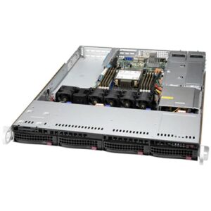 Supermicro SYS-510P-WTR 1U, LGA-4189, TDP 270W, Intel C621A, 8xDDR4, 4x 3.5" NVMe/SATA drive bays (4