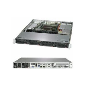 Supermicro SuperServer SYS-5019C-MR 1U, 1xLGA 1151, TDP up to 95W, Intel C246, 4xDDR4, 4x3.5" Hot-sw