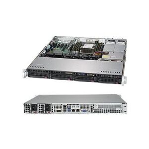 Supermicro SuperServer  SYS-5019P-MTR 1U, LGA 3647, TDP 70-205W, Intel C622, 8xDDR4, 4x3.5'' Hot-swa