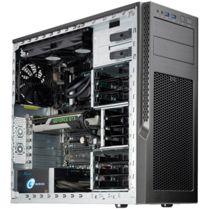 Supermicro Superserver SYS-5039AD-I, Mid Tower, X299 chipset, Single SKT LGA 2066, 8 x DIMMs, 4 x PC