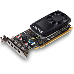 PNY NVIDIA Quadro P1000 GDDR5 4GB/128bit, 640 CUDA Cores, PCI-E 3.0 x16, 4xminiDP, Cooler, Single Sl