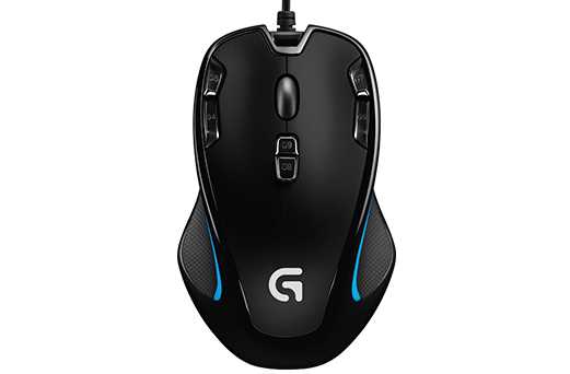 LOGITECH G300S Corded Gaming Mouse - BLACK - EER2