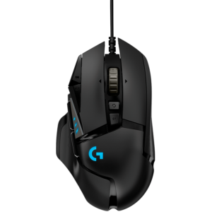 LOGITECH G502 Corded Gaming Mouse - HERO - BLACK - USB - EER2