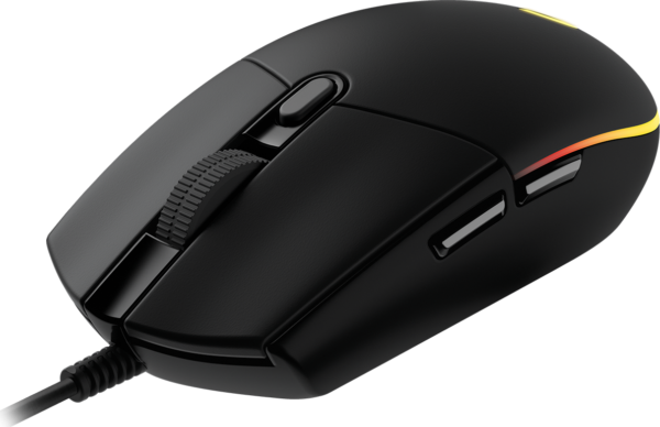 LOGITECH G102 LIGHTSYNC Corded Gaming Mouse - BLACK - USB - EER