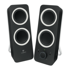 LOGITECH Z200 Stereo Speakers - SNOW WHITE - 3.5 MM - UK