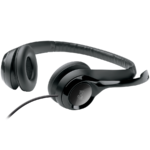 LOGITECH H390 Corded Headset - BLACK - USB