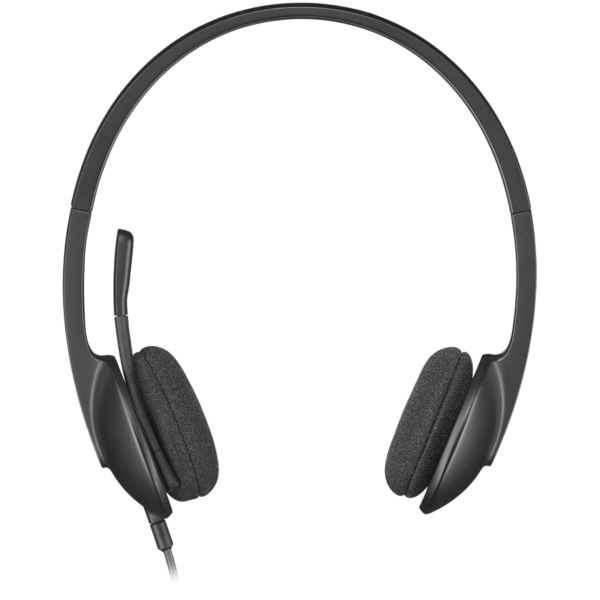 LOGITECH H340 Corded Headset - BLACK - USB