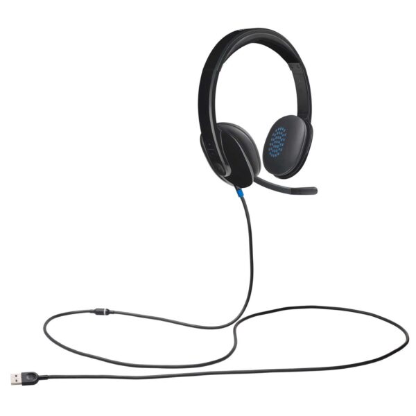 LOGITECH H540 Corded Headset - BLACK - USB
