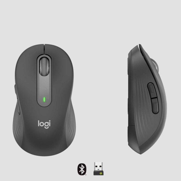 Мышь беспроводная Logitech Signature M650 L Wireless Mouse - GRAPHITE - BT - N/A - EMEA - M650 L (M/