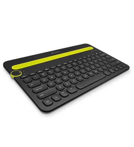 Клавиатура беспроводная Logitech K480 (BLACK, Multi-Device, Bluetooth, 2 батарейки типа AAА) (M/N: Y