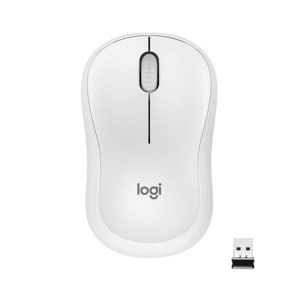 Мышь беспроводная Logitech M220 Silent Offwhite (белая, оптическая, 1000dpi, 2.4 GHz/USB-ресивер, бе