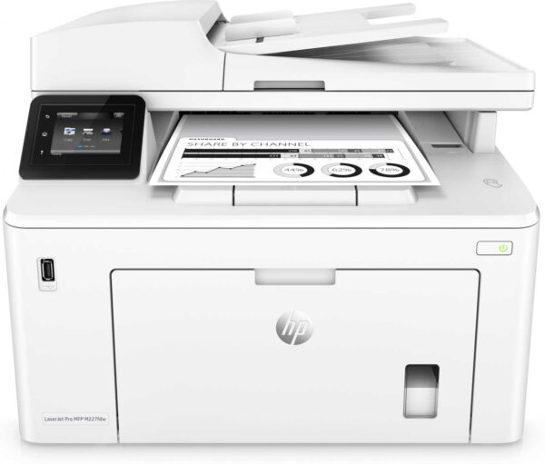 МФУ HP G3Q75A LaserJet Pro MFP M227fdw (A4) Printer/Scanner/Copier/ADF/Fax, 1200 dpi, 28 ppm, 256 MB