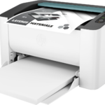 Принтер лазерный  HP 5UE14A Laser 107r Printer (A4) , 1200 dpi, 20 ppm, 64 MB, 400 MHz, 150 pages tr