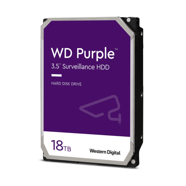 Жесткий диск WD Purple WD180PURZ 18ТБ 3,5" 7200RPM 512MB (SATA-III) DV&NVR с поддержкой аналитики да