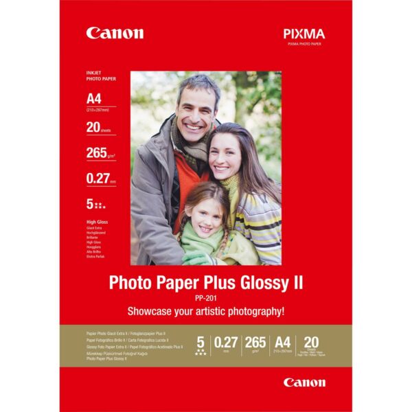 Canon Photo Paper Glossy PP-201, A4, 20 листов