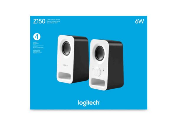 Колонки Logitech Z150 WHITE (система 2.0) (M/N: S-00134)