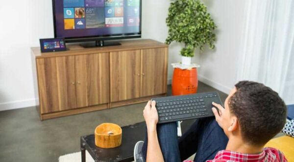 Keyboard Microsoft Wireless All-in-One Media USB Port