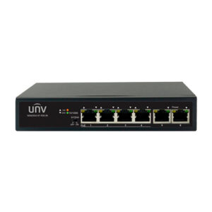 UNV NSW2010-6T-POE-IN 6×100Mbps network ports (RJ45), including 4 PoE ports IEEE802.3,IEEE802.3u,