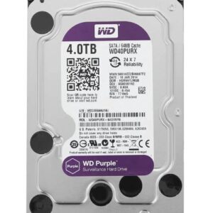 WD40PURX Жесткий диск для видеонаблюдения HDD  4Tb Western Digital Purple SATA 6Gb/s 64Mb 3,5"
