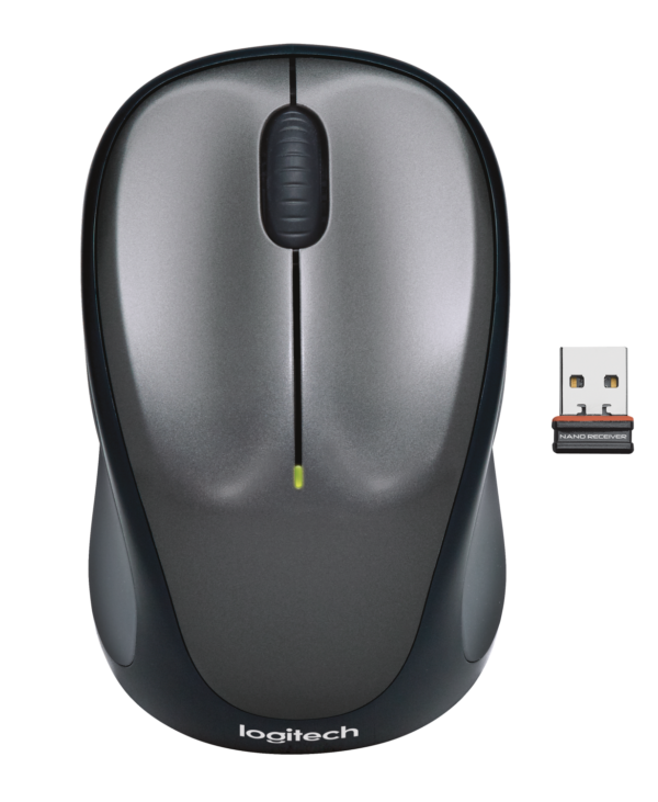 Мышь беспроводная Logitech M235 Colt Matte (серая, оптическая, 1000dpi, 2.4 GHz/USB-ресивер (Logitec