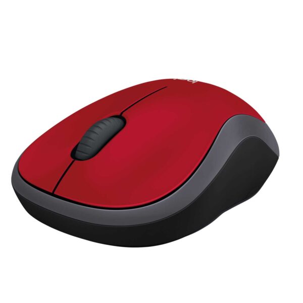 Мышь беспроводная Logitech M185 Red (красная, оптическая, 1000dpi, 2.4 GHz/USB-ресивер) (M/N: MR0087