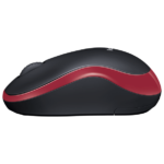 Мышь беспроводная Logitech M185 Red (красная, оптическая, 1000dpi, 2.4 GHz/USB-ресивер) (M/N: MR0087