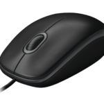 Мышь Logitech B100 Black (черная, оптическая 800dpi, USB, 1.8м) (M/N: M-U0026)