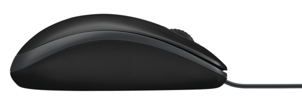 Мышь Logitech B100 Black (черная, оптическая 800dpi, USB, 1.8м) (M/N: M-U0026)