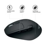 Мышь беспроводная Logitech M720 Triathlon (1000dpi, Bluetooth, 2.4 GHz/USB-ресивер (Logitech Unifyin