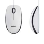 Мышь Logitech M100 White (белая, оптическая, 1000dpi, USB, 1.8м) (M/N: M-U0026)
