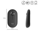 Мышь беспроводная Logitech Pebble M350 Graphite (M/N: MR0075 / C-U0010)