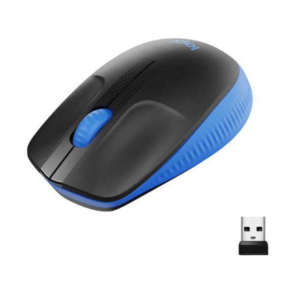 Мышь беспроводная полноразмерная Logitech M190 Blue (M/N: MR0087 / CU0019)