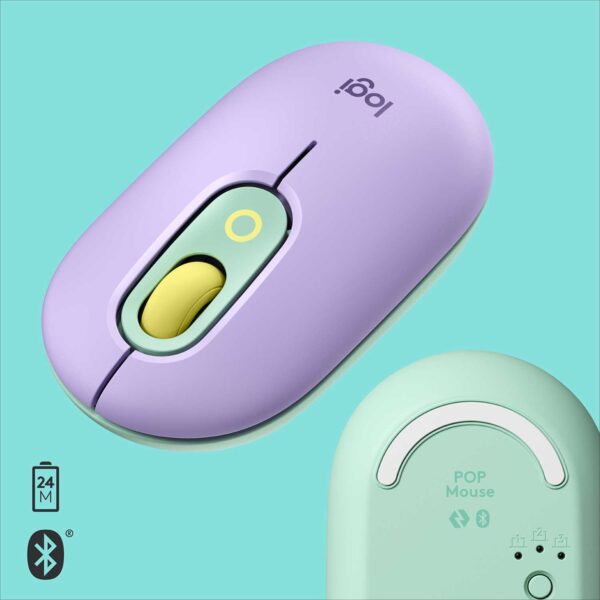 Мышь беспроводная Logitech POP MOUSE, Daydream Mint (M/N: MR0092)