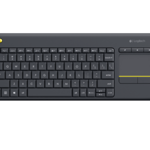 Клавиатура беспроводная Logitech K400 Plus (DARK, с сенсорной панелью, приемник Unifying, 2 батареи