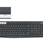 Клавиатура беспроводная Logitech K375s (GRAPHITE/OFFWHITE, Multi-Device, подставка в комплекте, Blue