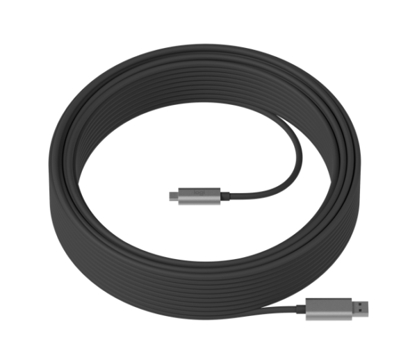 Удлиненный кабель Logitech Strong, длина 10м (USB 3.2 2-го поколения с обратной совместимостью, USB